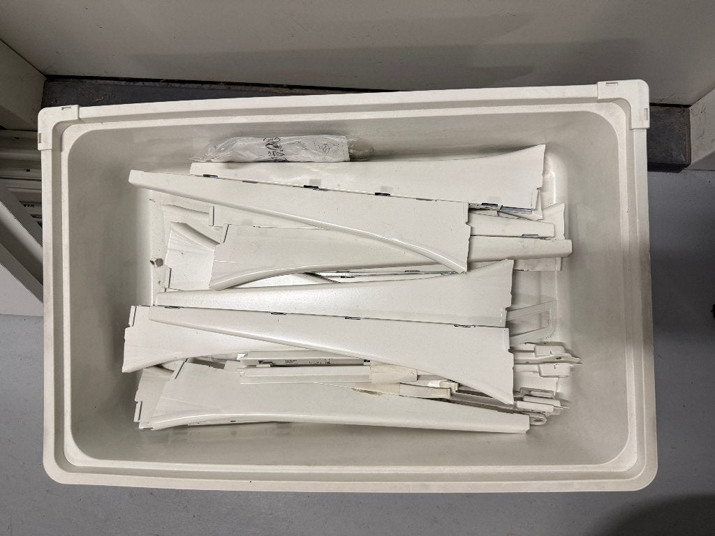 IKEA ALGOT opbergsysteem wit – planken, rails & steunen, Ophalen, Gebruikt
