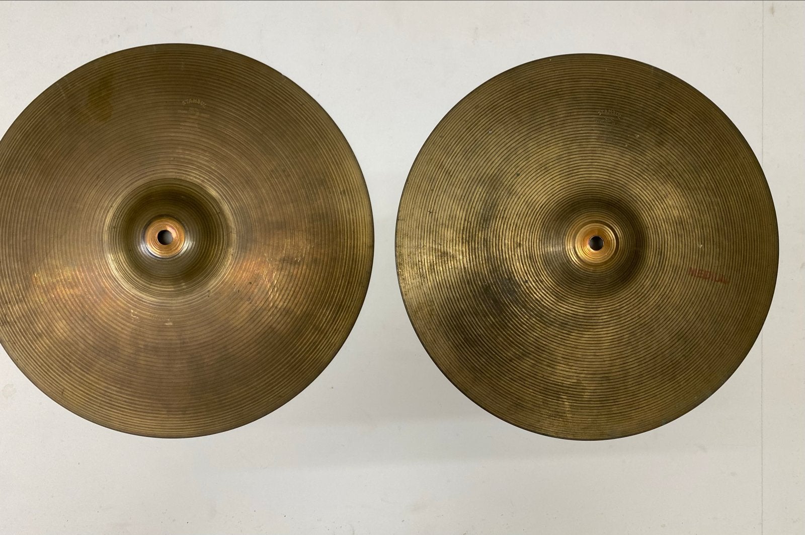 Paiste Stambul bekkenset - Vintage Hi-Hats 1972, Verzenden, Gebruikt, Overige merken