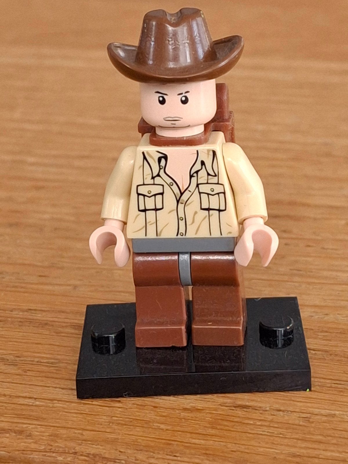 Lego Indiana Jones Minifiguur met hoed en rugzak, Ophalen of Verzenden
