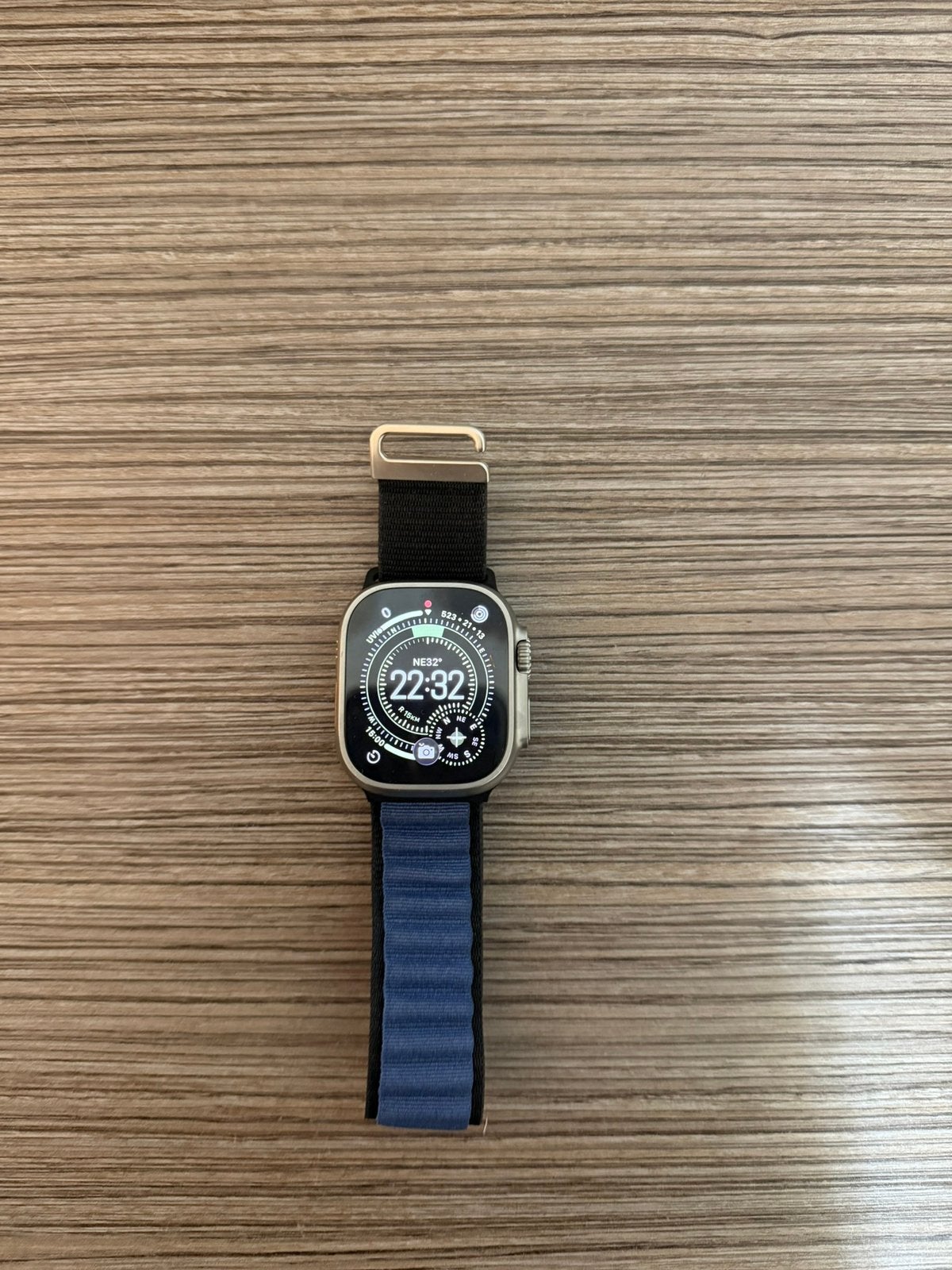 Apple Watch Ultra 1- 49MM - Natural Titanium, IOS, Ophalen of Verzenden, Zo goed als nieuw, Zilver