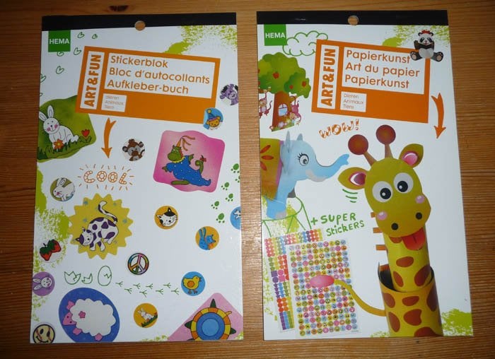 2 stickerblokken met leuke stickers, Ophalen of Verzenden, Nieuw