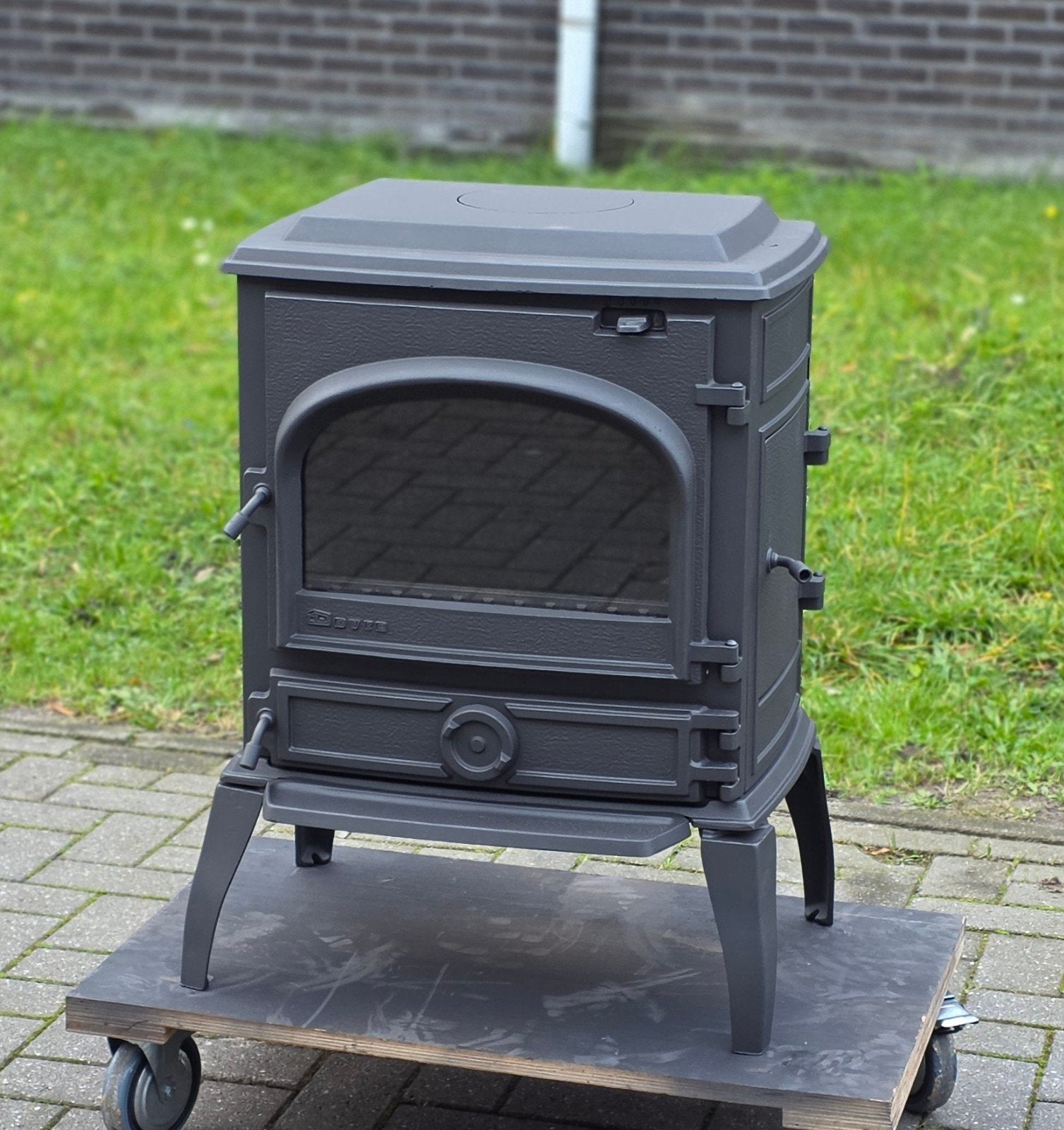 Houtkachel Dovre 450CB, Houtkachel, Ophalen of Verzenden, Zo goed als nieuw, Vrijstaand
