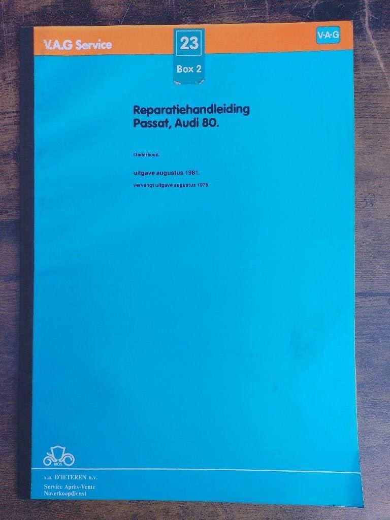Vw Passat B1 Audi 80 dealer werkplaatsboek Onderhoudswerk, Verzenden, Gelezen, Audi