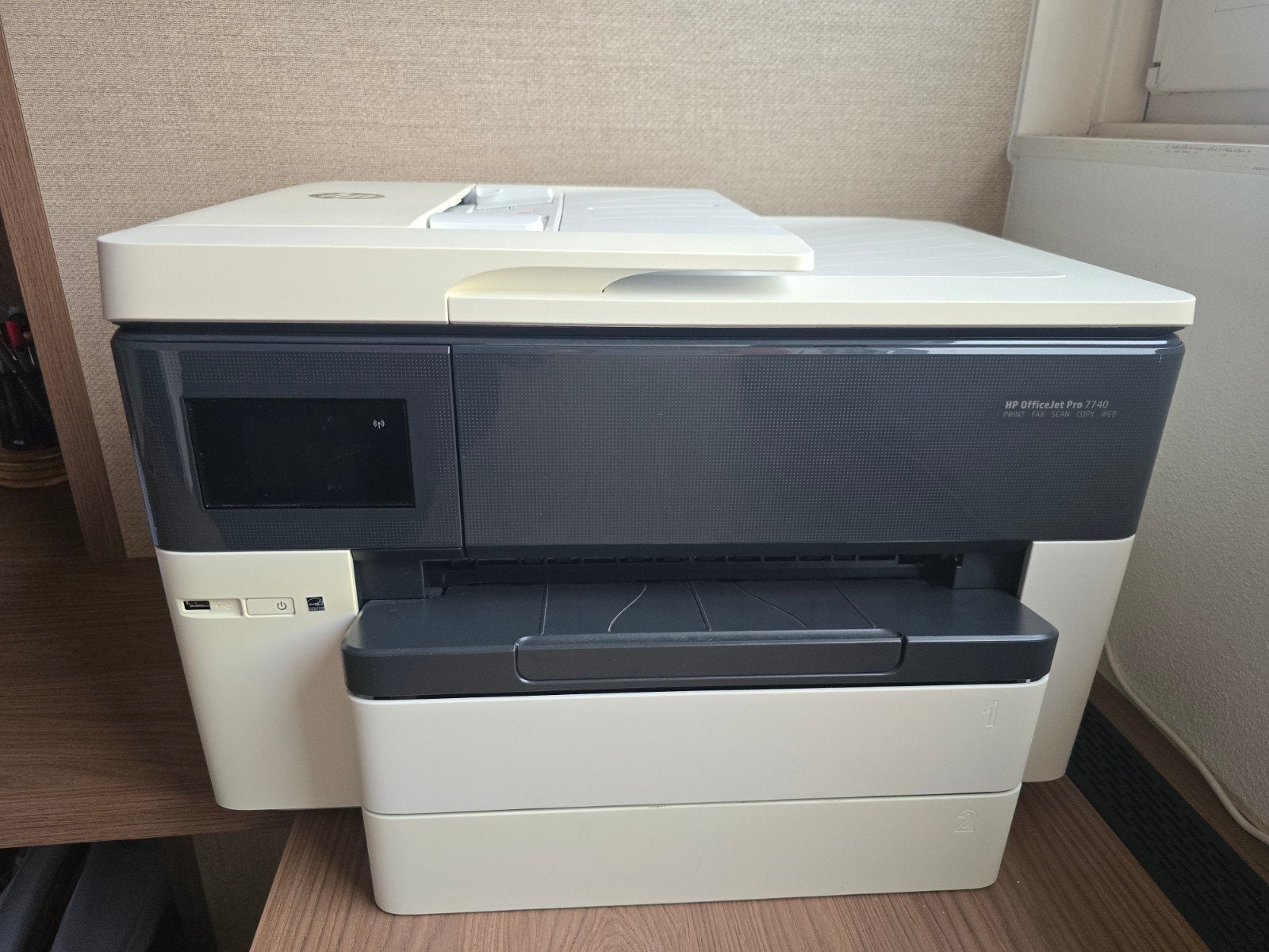 HP OfficeJet Pro 7740 A4/A3 – Compleet!, Computers en Software, HP Officejet Pro, Inkjetprinter, All-in-one, Draadloos