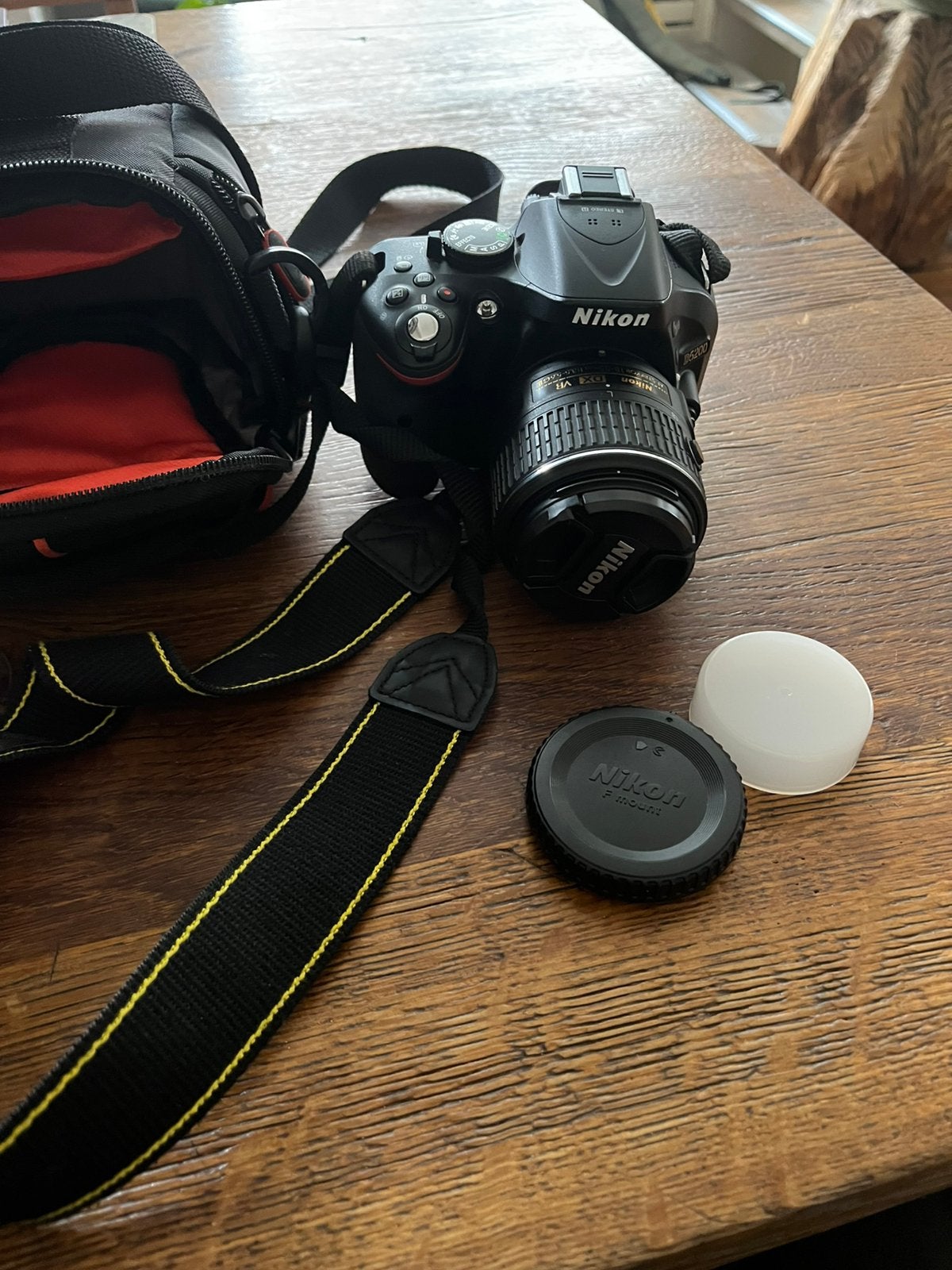 NikonDX VR camera 18 -55 mm D5200, Ophalen of Verzenden, Gebruikt, Nikon