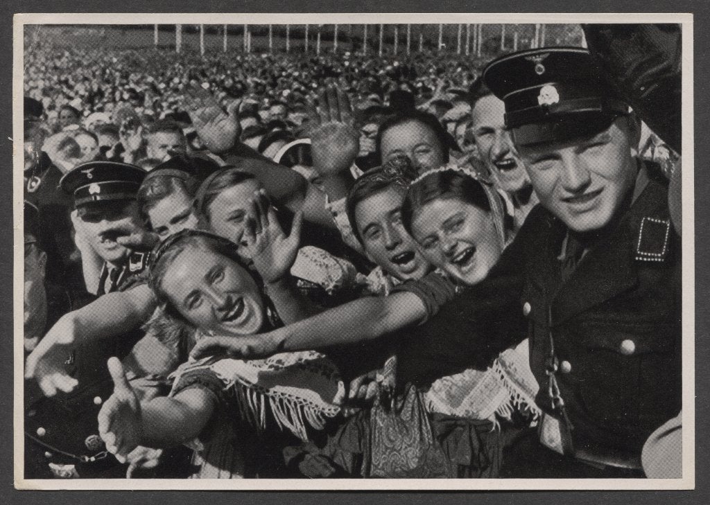 Verzameling: 9 plaatjes van het 'Bilderalbum':'Adolf Hitler', Ophalen of Verzenden, Landmacht, Duitsland, Foto of Poster