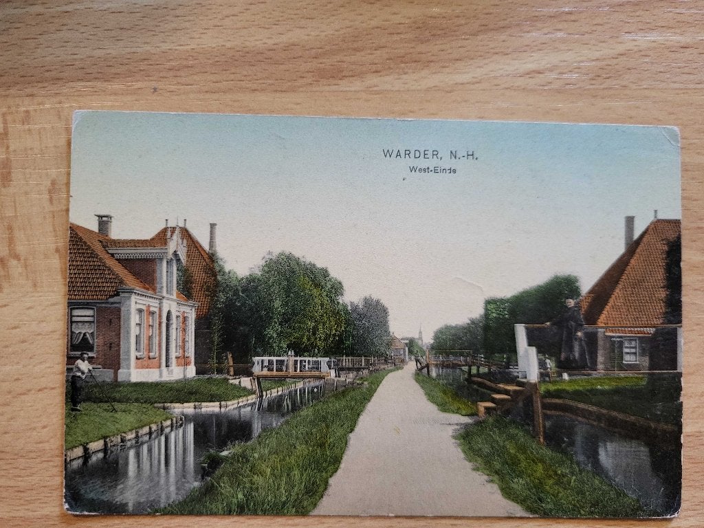 ansicht WARDER West-Einde, Ophalen of Verzenden, Voor 1920, Noord-Holland