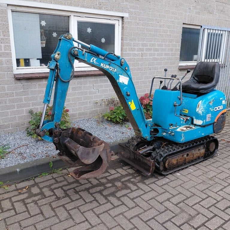 KUBOTA 008 Minigraver graafmachine, Zakelijke goederen, Kubota Hol, Kbt_g.eu_market_surveillance@kubota.com, Hoofdweg Oostzijde 1264
2153 LR  Nieuw-Vennep
