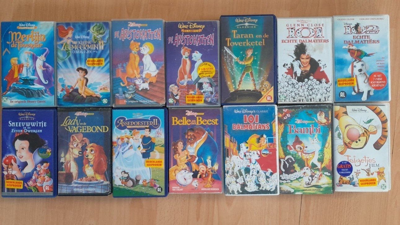Disney videobanden, Alle leeftijden, Ophalen, Gebruikt
