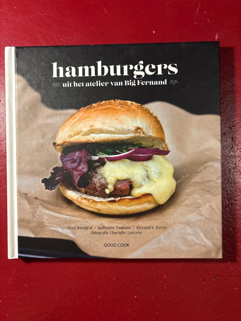 Hamburgers uit het atelier van Big Fernand kookboek, Ophalen of Verzenden, Zo goed als nieuw, Overige gebieden, Hoofdgerechten