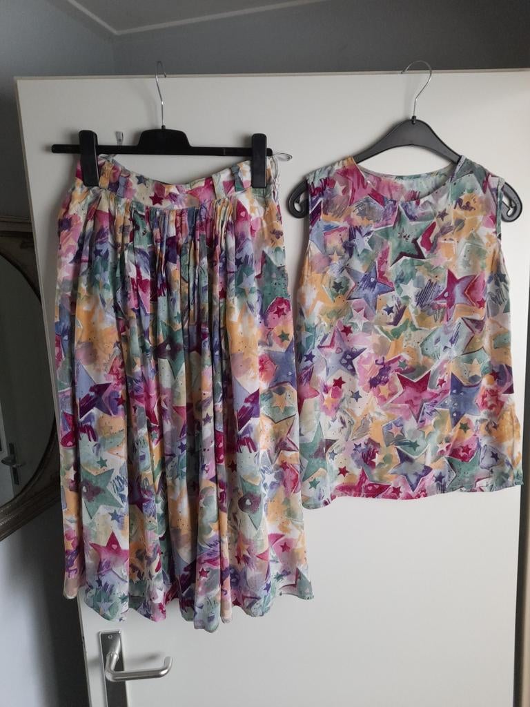 Dames rok+blouse mt 38, Maat 38/40 (M), Overige kleuren, Ophalen of Verzenden, Zo goed als nieuw