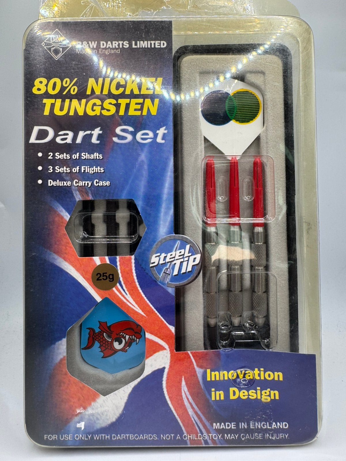 B&W SteelTip 25 Gram Dartpijlen, Sport en Fitness, Ophalen of Verzenden, Zo goed als nieuw, Nvt, Pijlen