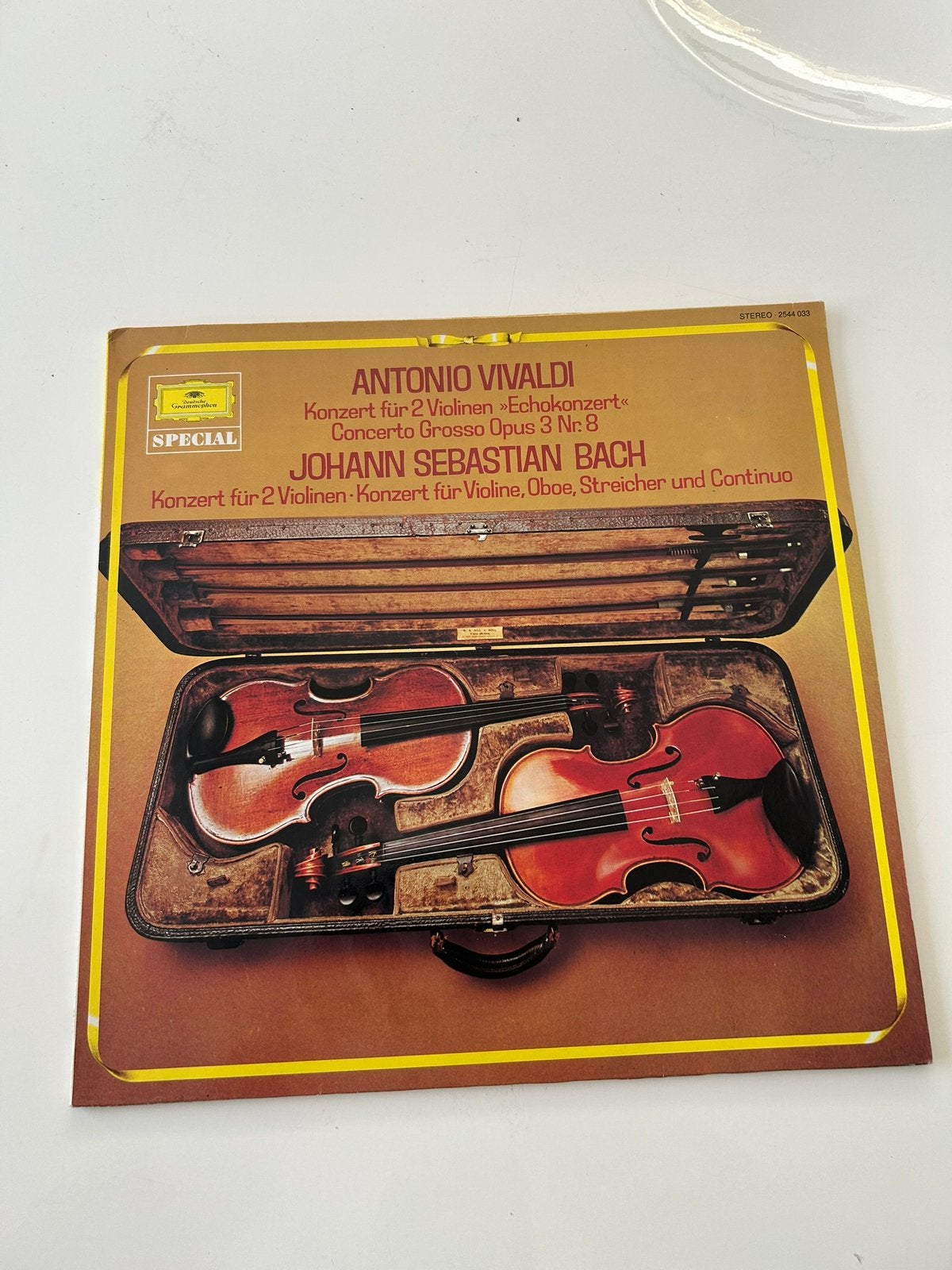 Vivaldi & Bach: Concerten voor 2 violen - Klassieke LP, Gebruikt, Ophalen of Verzenden, 12 inch, Orkest of Ballet