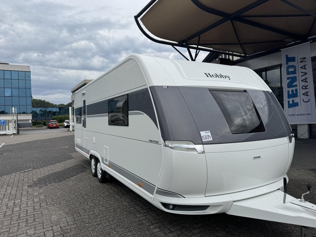 Hobby Prestige 620 CL 2024 4x4 MOVER + AIRCO!!!, Standaardzit, Hobby, Schokbreker, Bedrijf