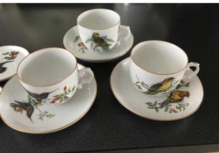 Furstenberg porseleinen met vogeldecor, Ophalen of Verzenden