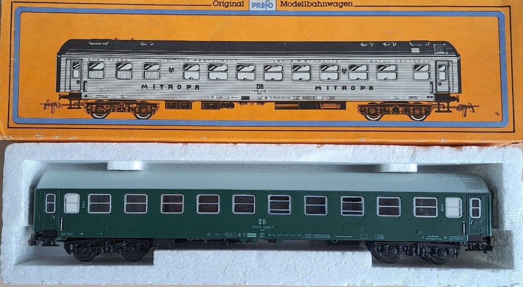 HO Mitropa wagon Reisezugwagen DR B 4 ge, Hobby en Vrije tijd, Modeltreinen | H0, Overige merken, Verzenden, Gelijkstroom of Wisselstroom