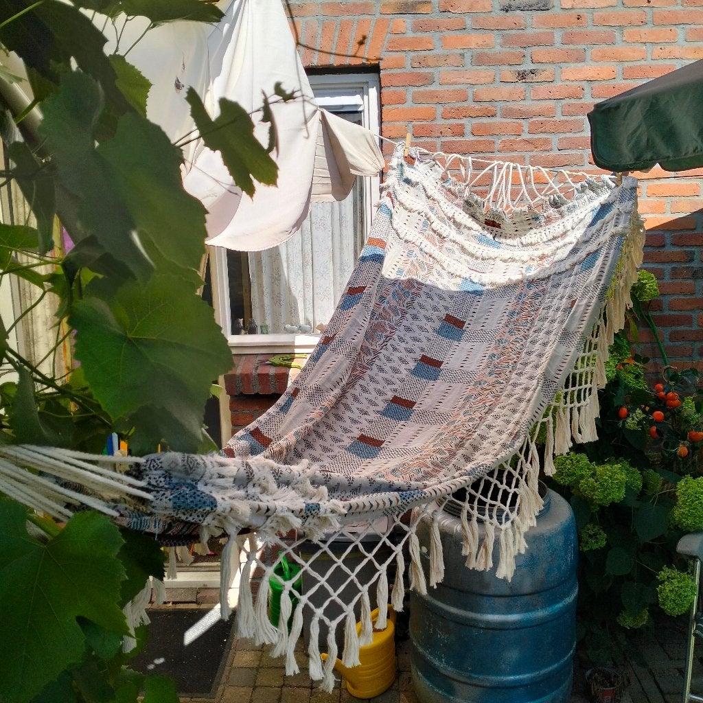 hangmat, Ophalen of Verzenden, Zo goed als nieuw, Binnen, Opvouwbaar