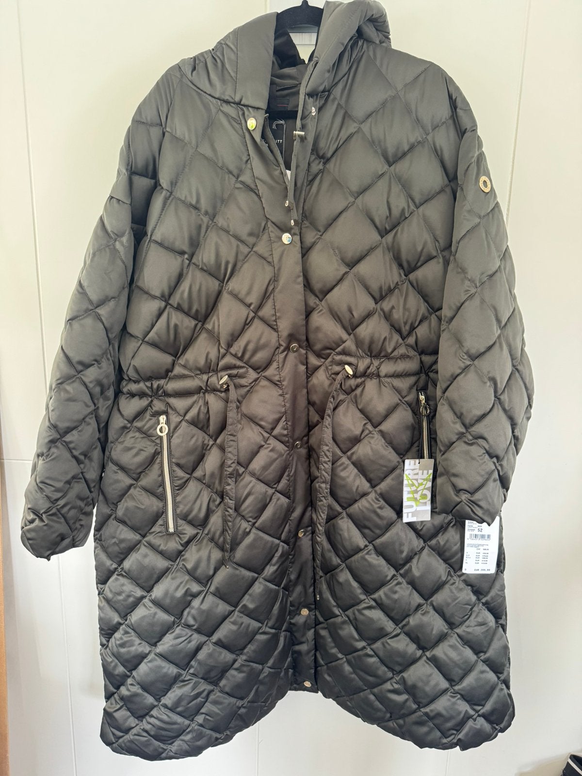 Nieuwe Fuchs Schmitt winterjas, Kleding | Dames, Ophalen of Verzenden, Nieuw, Maat 46/48 (XL) of groter, Groen