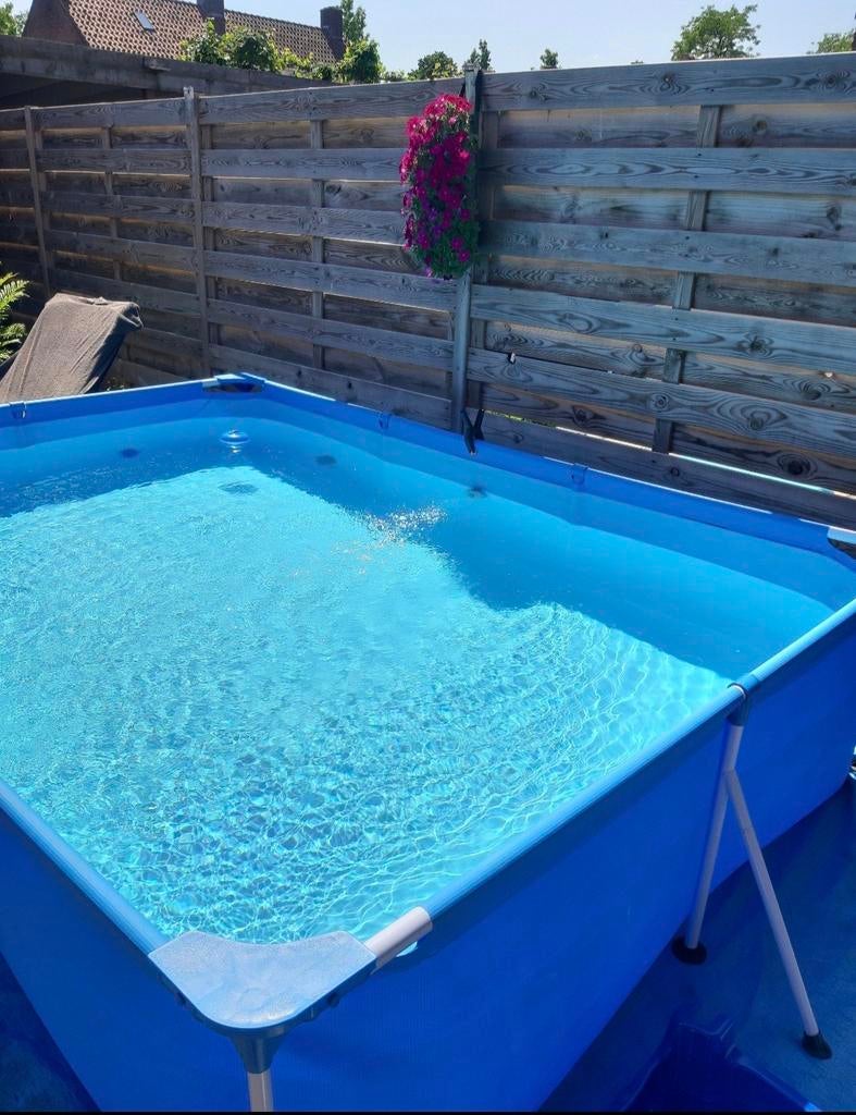 Zwembad met alle accessoires wat nodig is hiervoor, Tuin en Terras, Zwembaden, Ophalen, Minder dan 80 cm, Minder dan 200 cm, Opzetzwembad