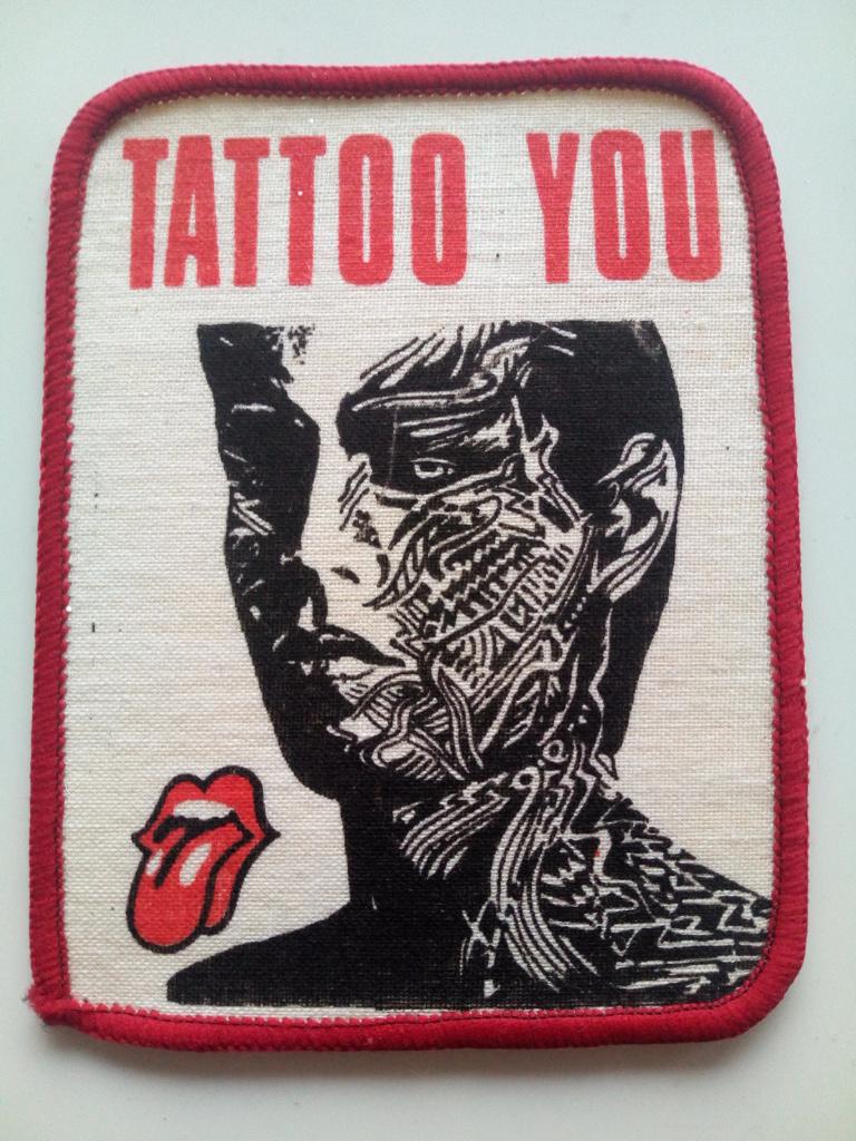 Rolling Stones leuke  vintage 1981 patch 48 tattoo you, Verzenden, Nieuw, Kleding