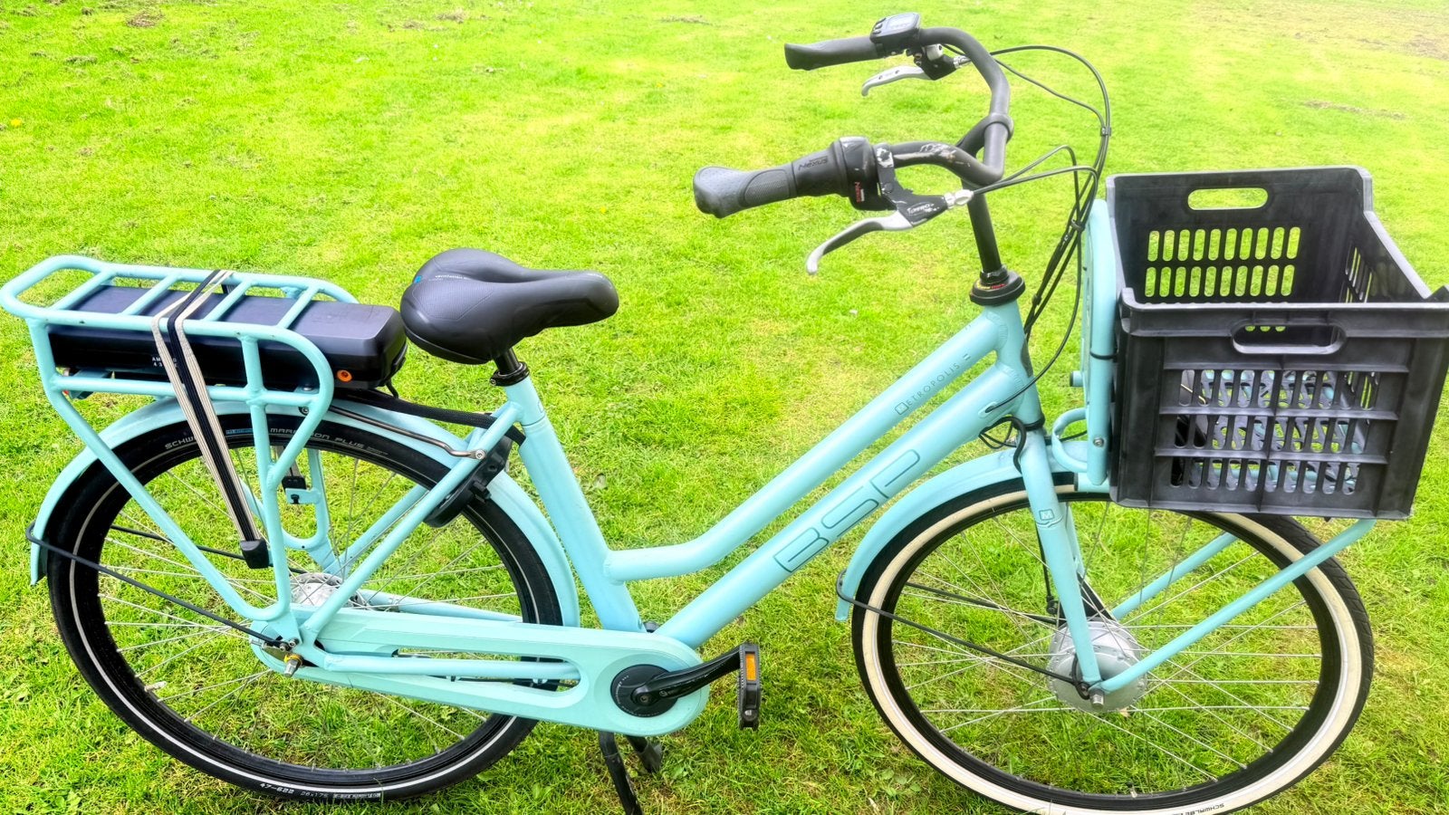 Nette mooie goede transportfiets E-bike BSP Metropolis 51cm, Ophalen, Gebruikt, Versnellingen, 50 tot 53 cm
