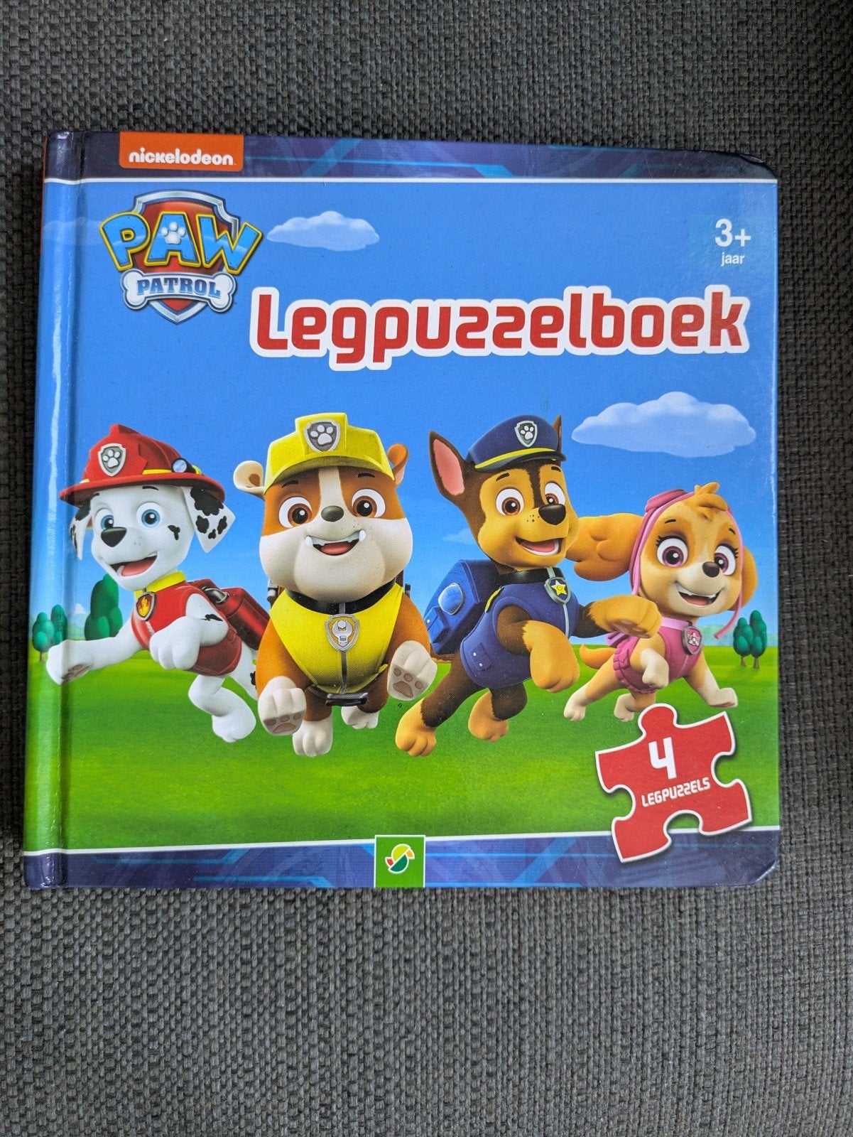 Paw Patrol, legpuzzel boek en verhaaltjes, Ophalen of Verzenden, Gelezen