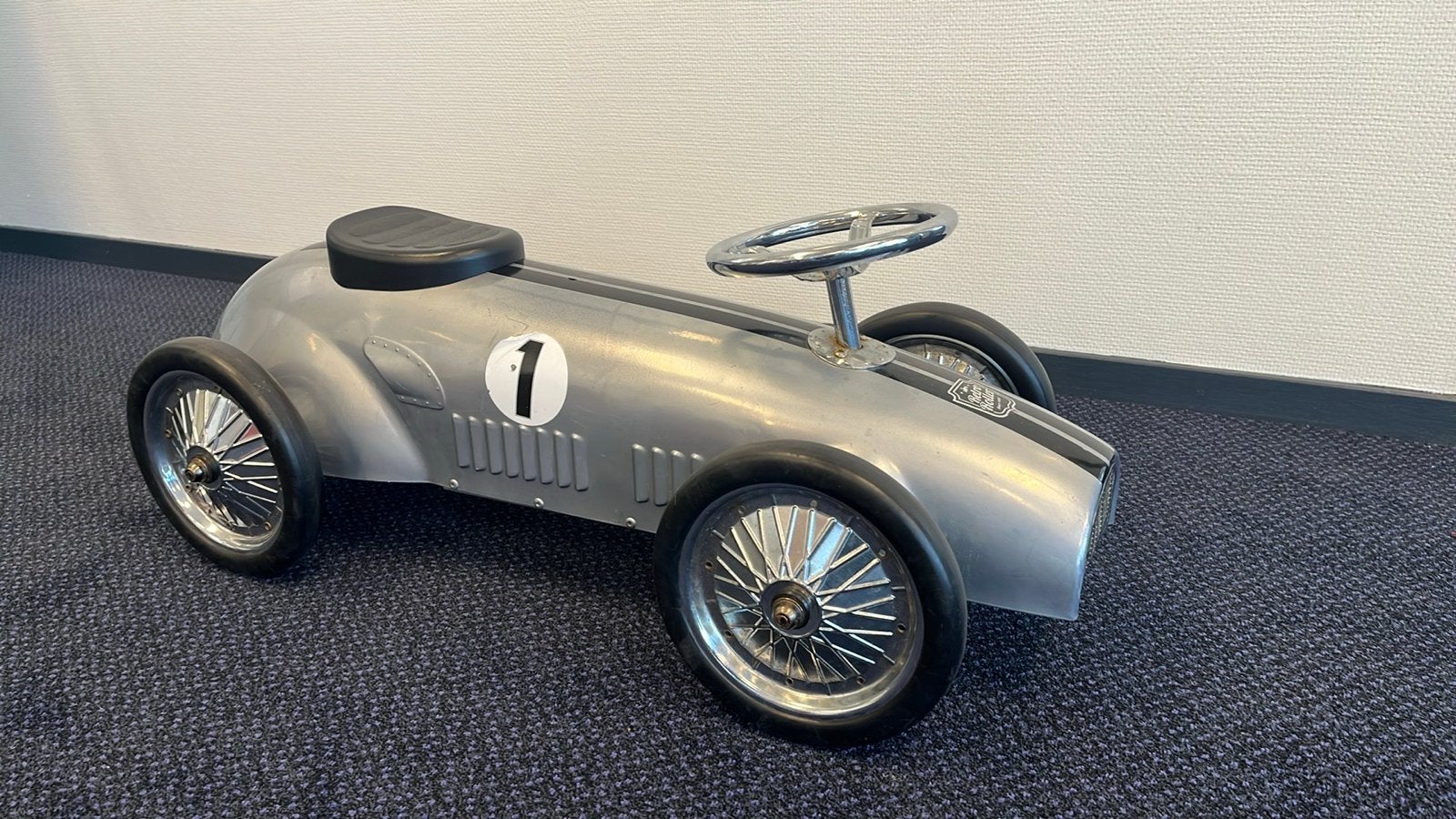 Retro Roller Loopauto  - Vintage Raceauto, Kinderen en Baby's, Speelgoed | Speelgoedvoertuigen, Gebruikt, Ophalen