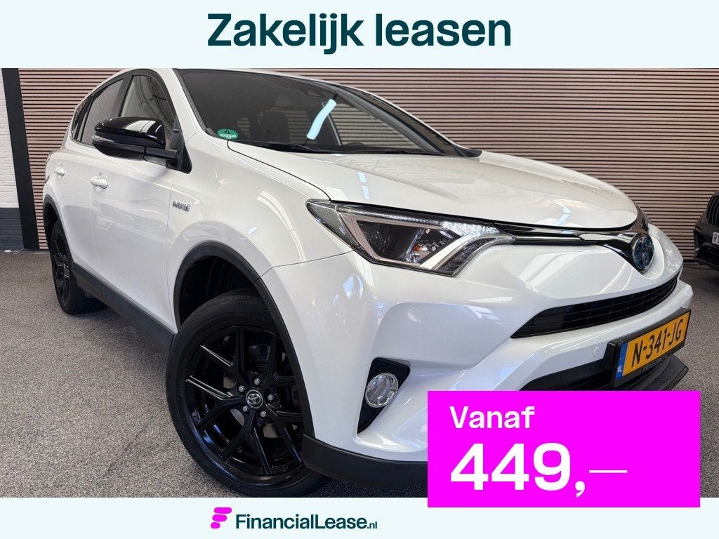 Toyota RAV4 2.5 Hybrid AWD Dynamic Panodak Acc Navi Trekhaak, Automaat, Gebruikt, 1650 kg, Wit