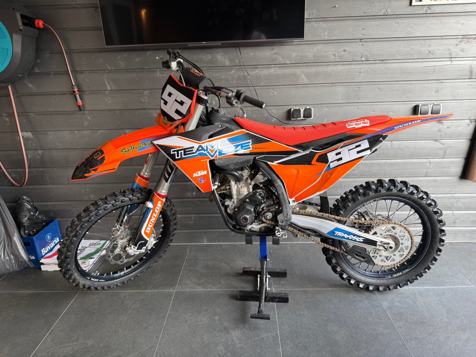 Kappenset ktm 250 4 takt met nieuwe stickerset model 2024, Ophalen of Verzenden