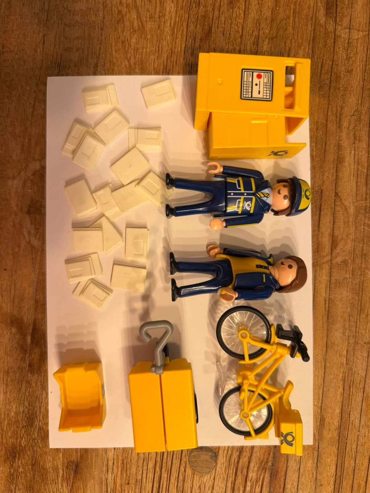 Playmobil 4403 Postkantoor met Postbodes en Fiets, Gebruikt, Gebouw, Complete set, Ophalen of Verzenden