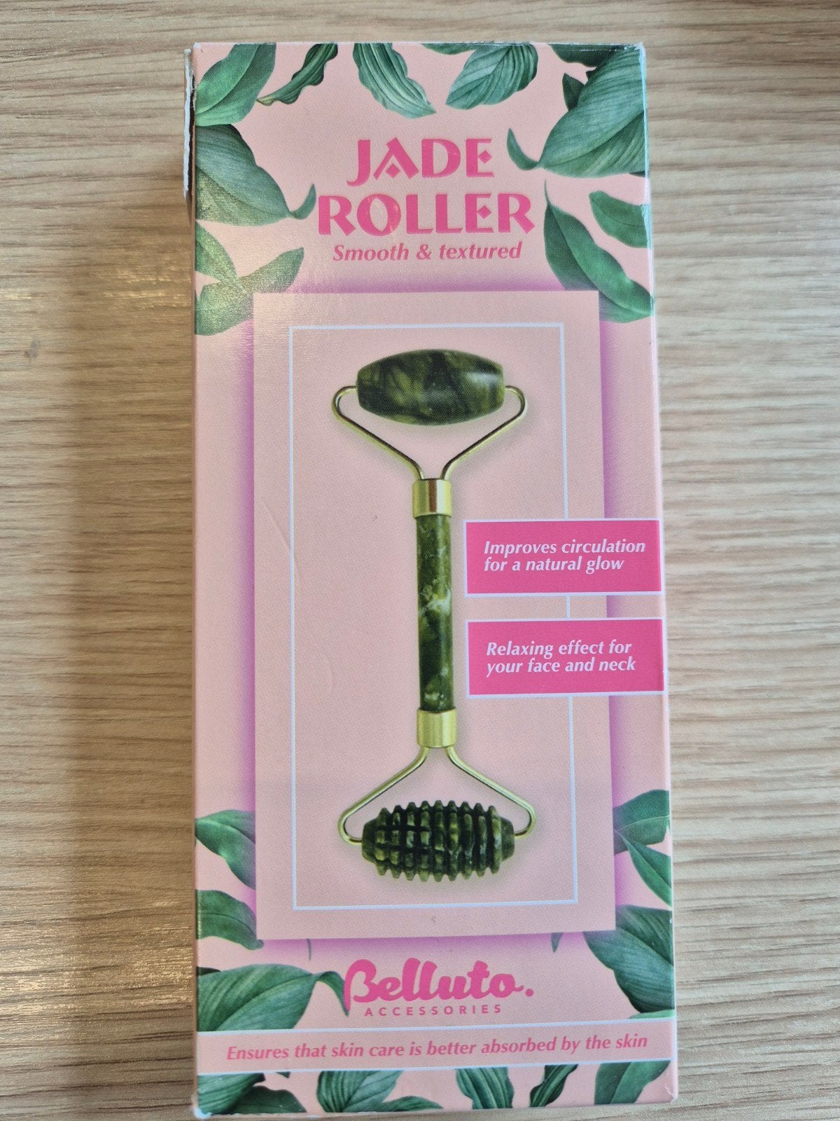 Jade Roller Gezichtsmassage voor een stralende huid, Ophalen of Verzenden