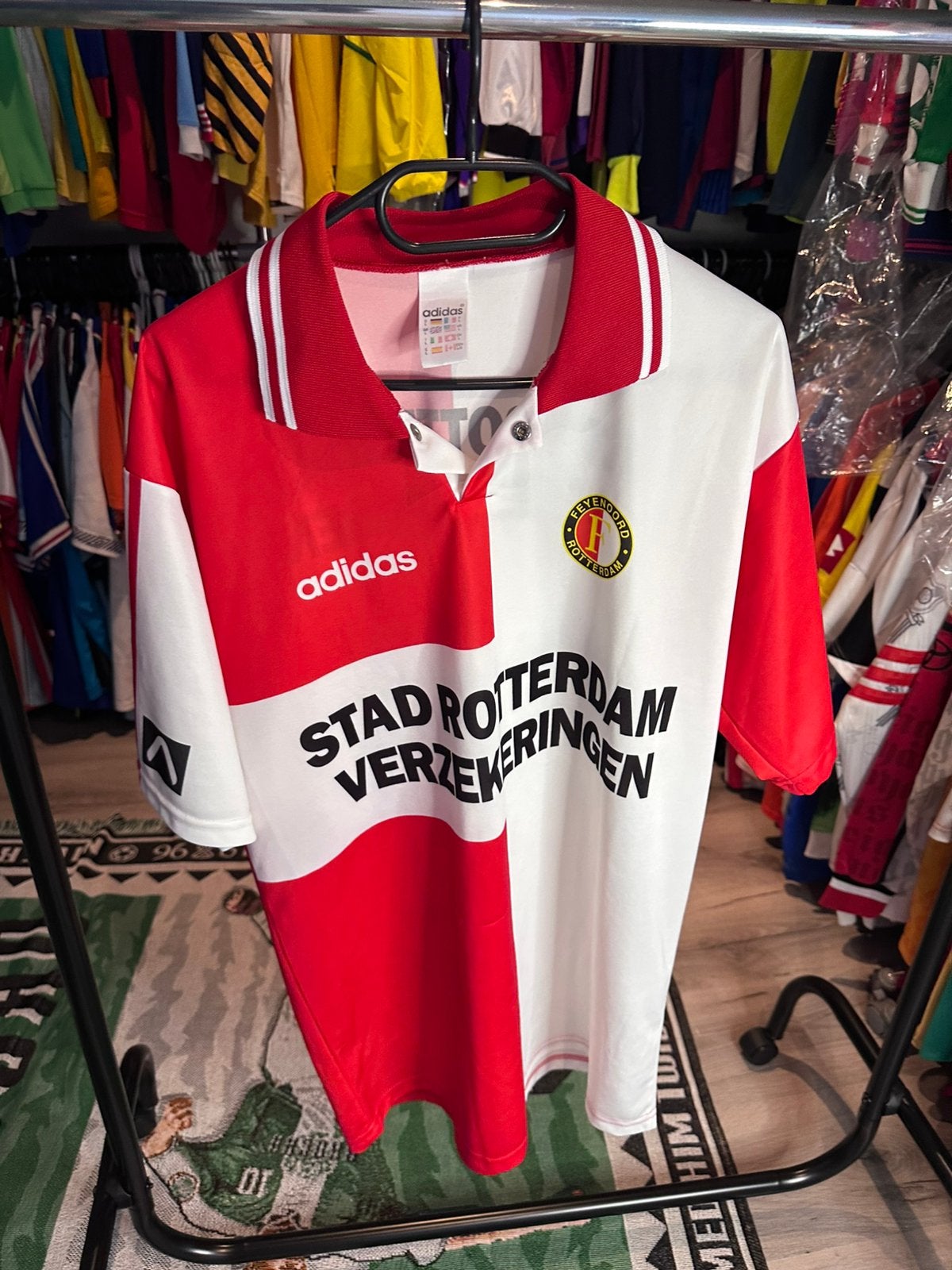 Oud Feyenoord voetbal shirt uit 1994/1996, Maat L, Verzenden, Zo goed als nieuw, Shirt