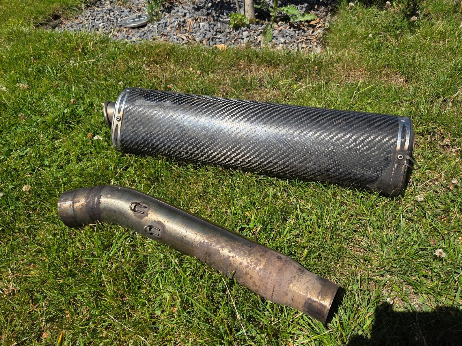 Carbon damper Laser 60mm Yamaha R1 2000, Ophalen of Verzenden, Gebruikt