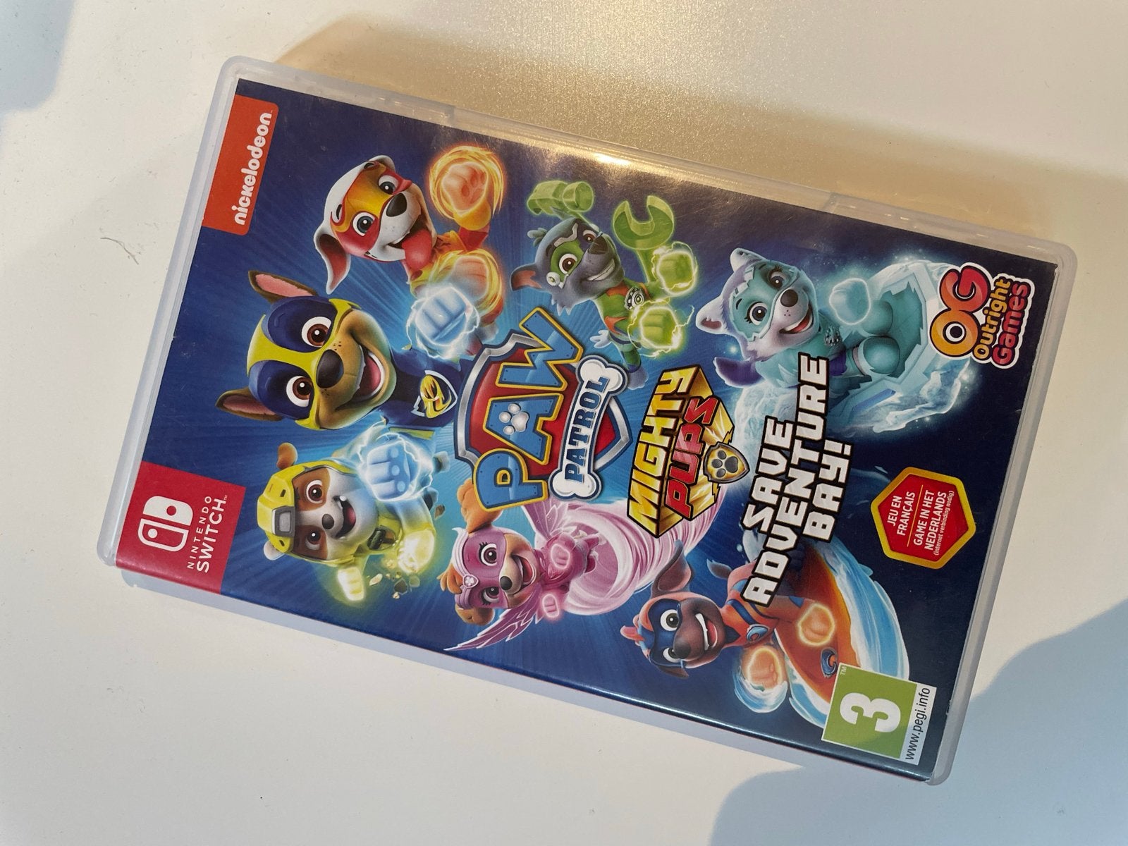 PAW Patrol: Mighty Pups Save Adventure Bay - Nintendo Switch, Avontuur en Actie, 1 speler, Ophalen of Verzenden, Zo goed als nieuw