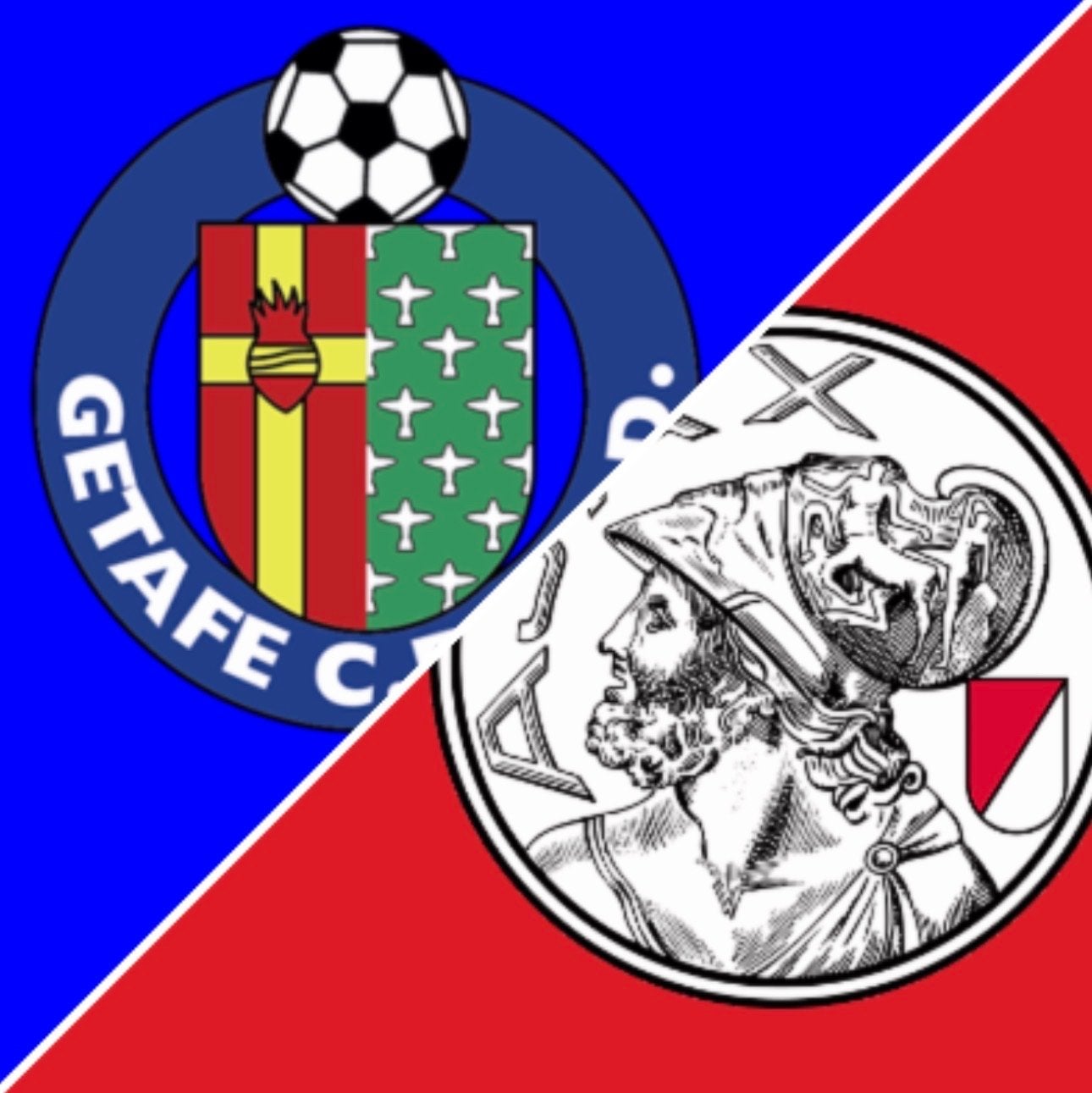 Ajax VS Getafe 2 stoelen naast elkaar