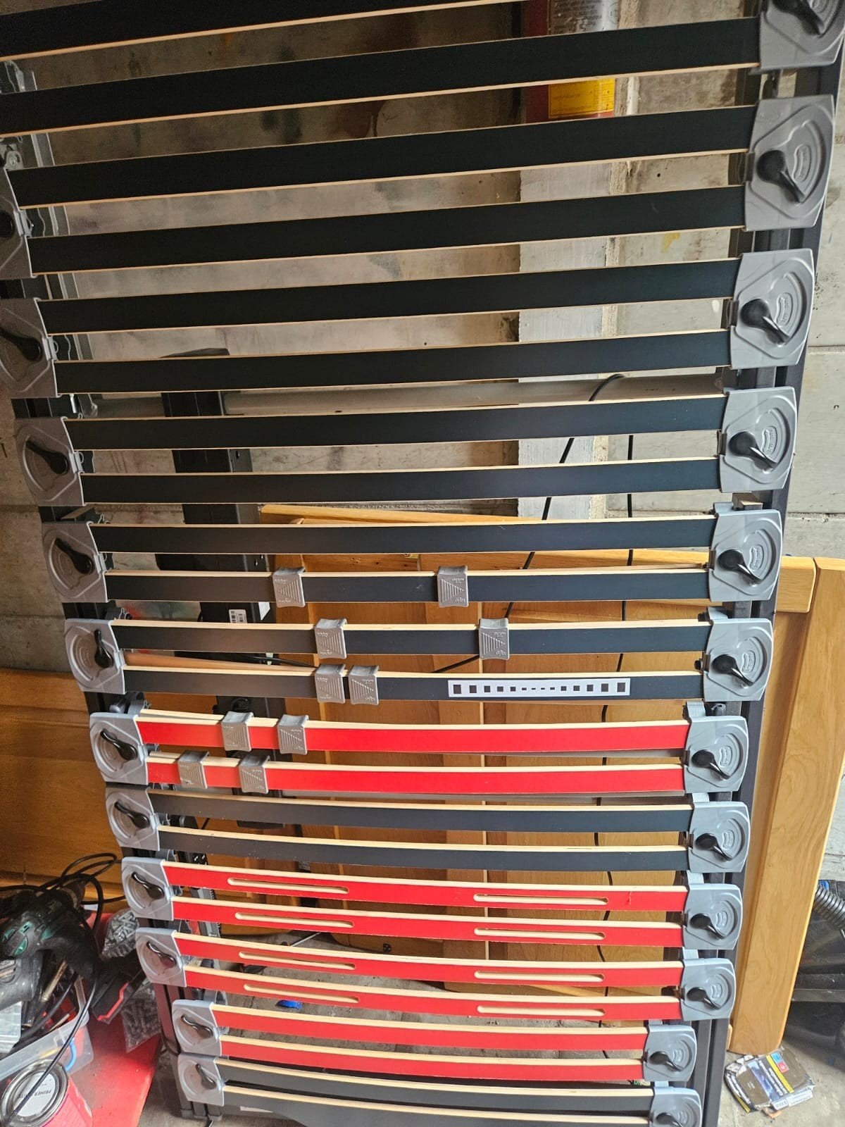 Elektrische lattenbodem 90x200 cm, Ophalen, Gebruikt, 90 cm, Eenpersoons