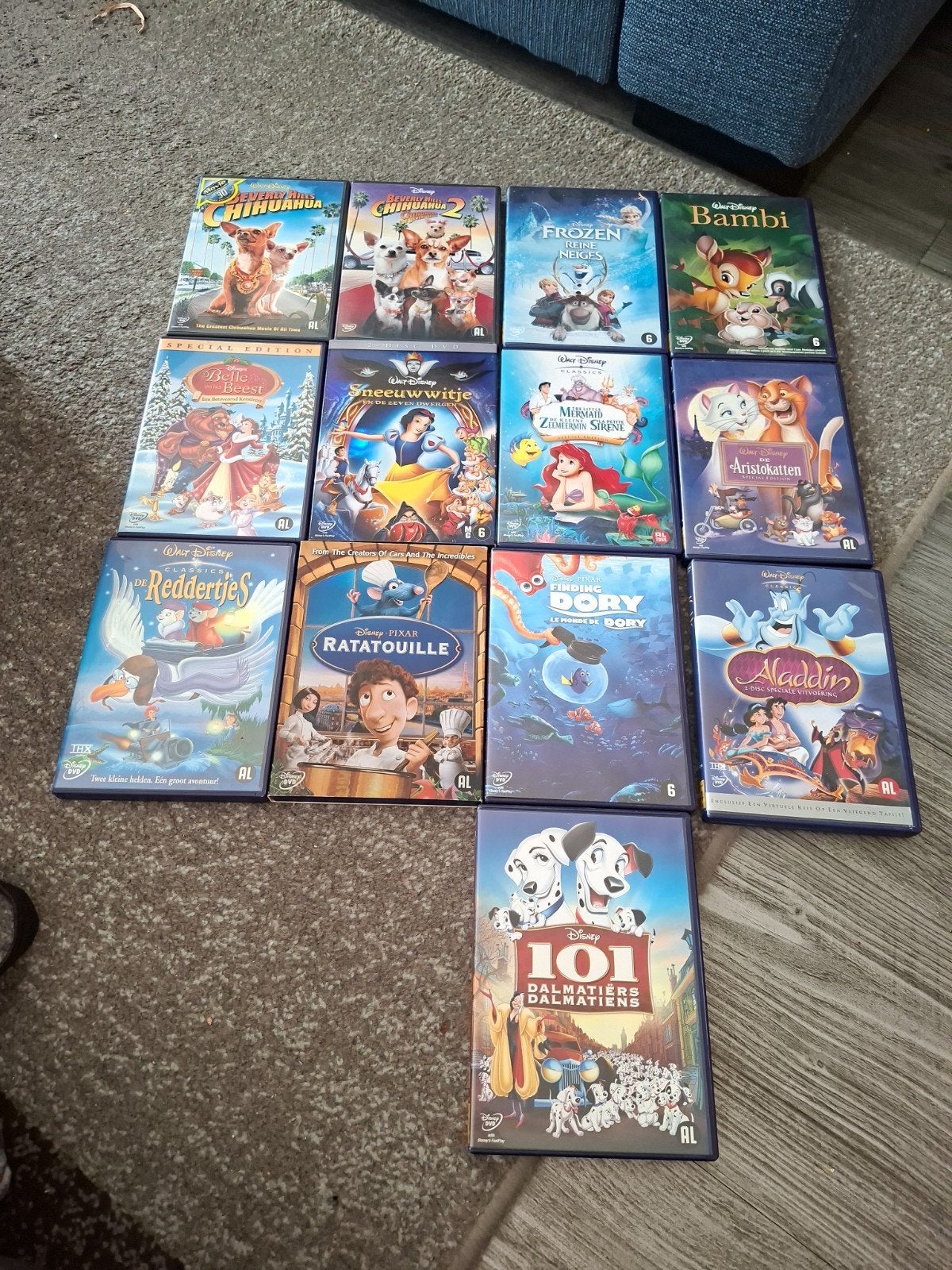 Disney DVD Collectie: 12 Films voor het hele gezin, Gebruikt, Animatie, Alle leeftijden, Nederlands