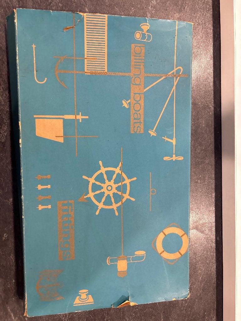 Vintage modelbouw scheepsonderdelen set, Overige merken, Gebruikt, 1:50 of kleiner, Overige typen