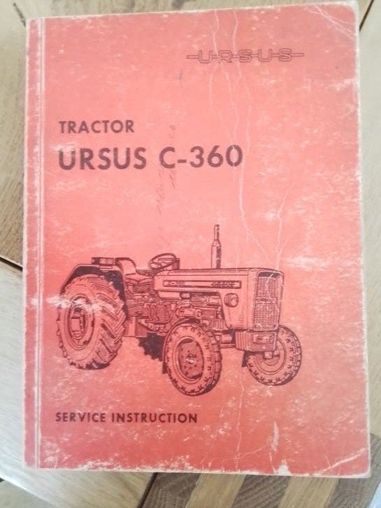 Ursus C-360,tractor, handleiding ,1976, Ophalen of Verzenden
