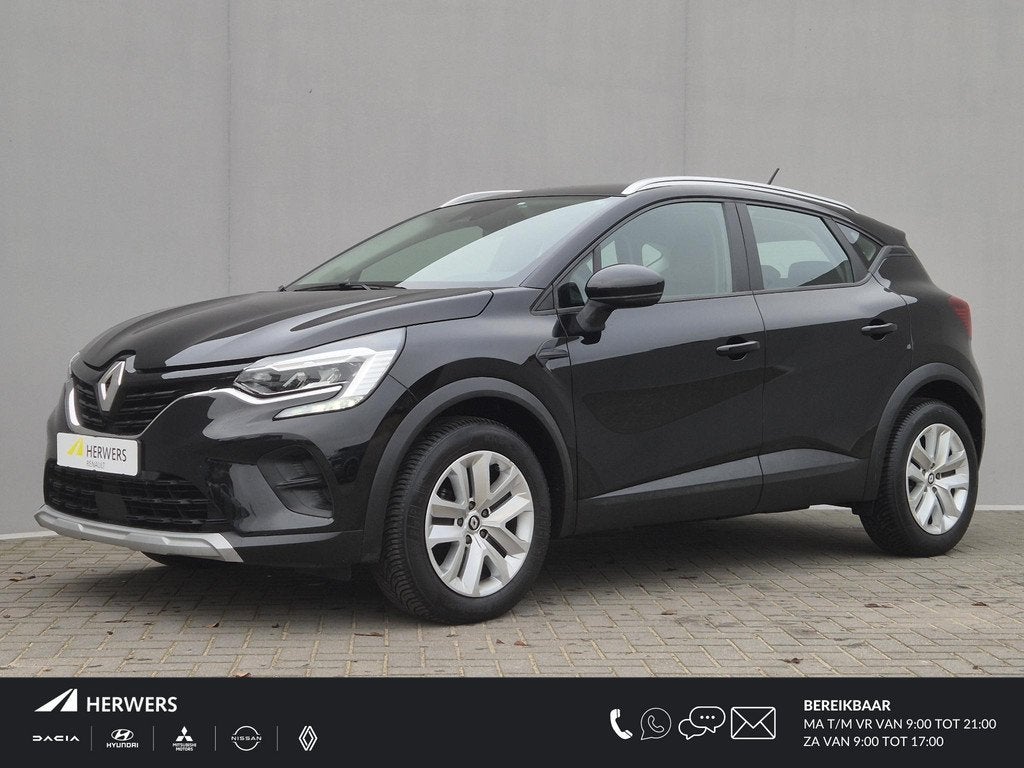 Renault Captur 1.3 TCe 140 Zen Automaat / 1500kg Trekgewicht, Stof, Euro 6, 4 cilinders, Zwart