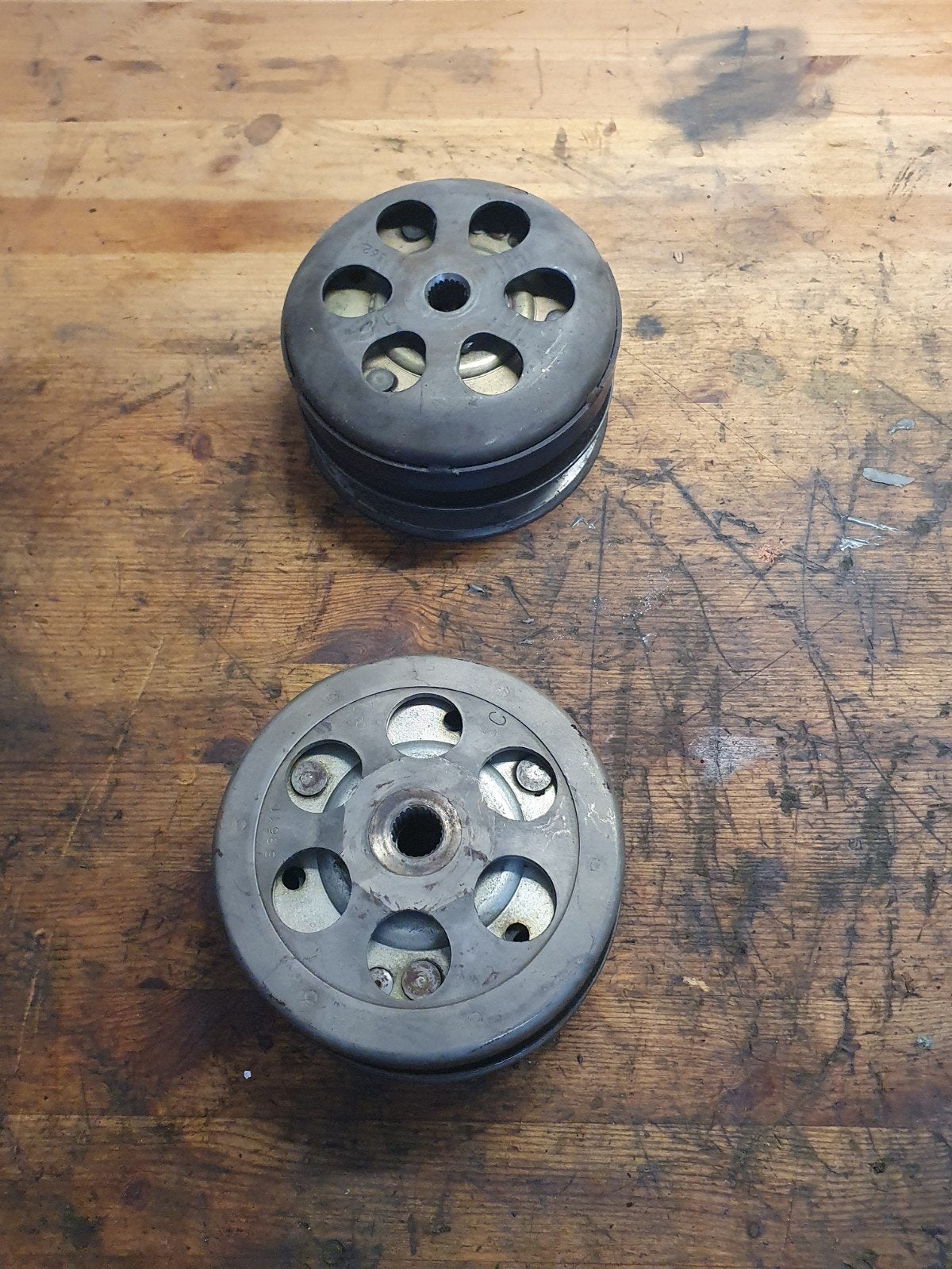 Piaggio Koppeling 125/180 compleet met poelies, Ophalen of Verzenden, Gebruikt, Overige typen, Piaggio