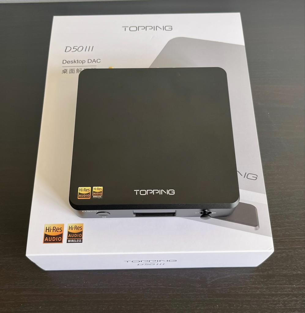 Topping D50 III Desktop DAC - Zo goed als nieuw, Audio, Tv en Foto, Converters, Ophalen, Zo goed als nieuw