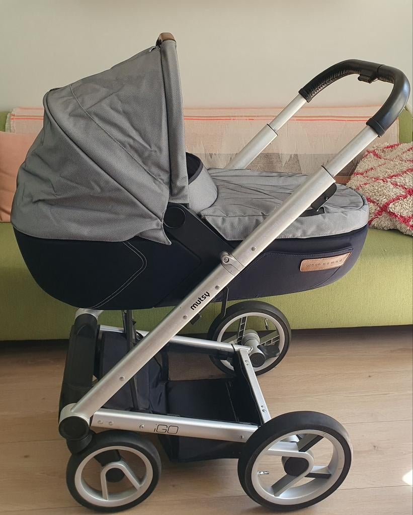Mutsy Igo Nomad kinderwagen combiwagen, Ophalen, Gebruikt, Mutsy, Verstelbare duwstang
