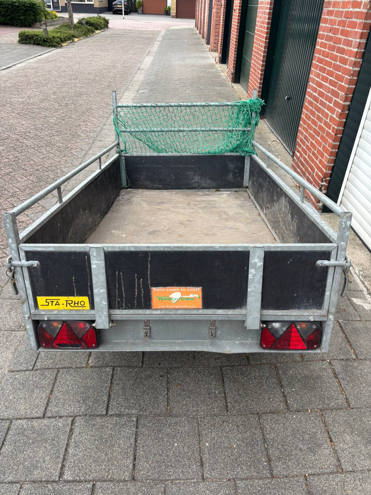 Saris aanhanger, goede staat, bak 113 x 210 cm., Ophalen, Gebruikt