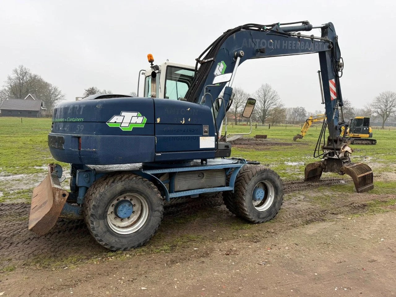 Liebherr A314 LITRONIC A314 Bandenkraan (bj 2005), Graafmachine