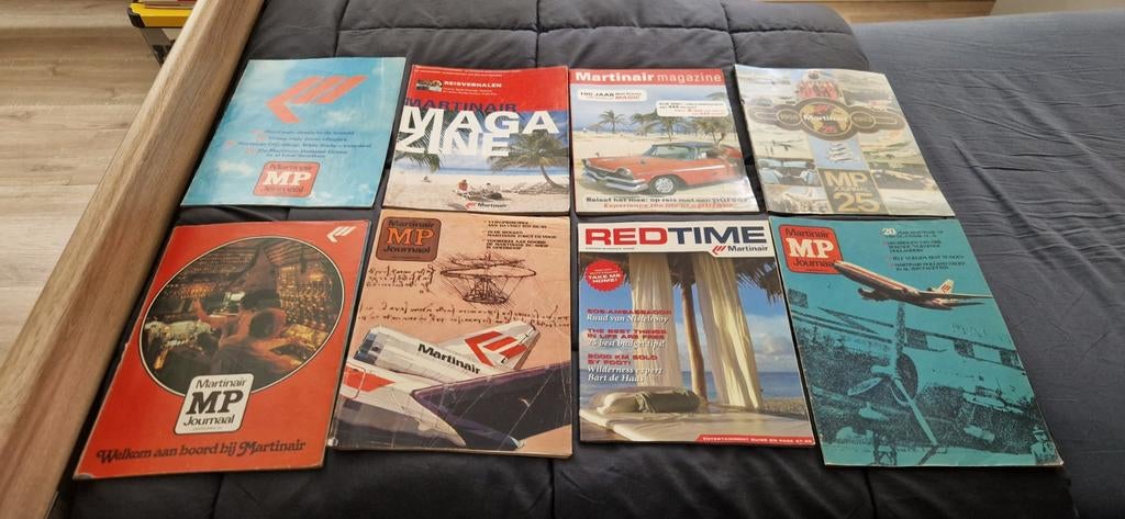 Martinair MP Journaal & Magazine Collectie (8 stuks), Boeken, Ophalen of Verzenden, Gelezen, Overige typen