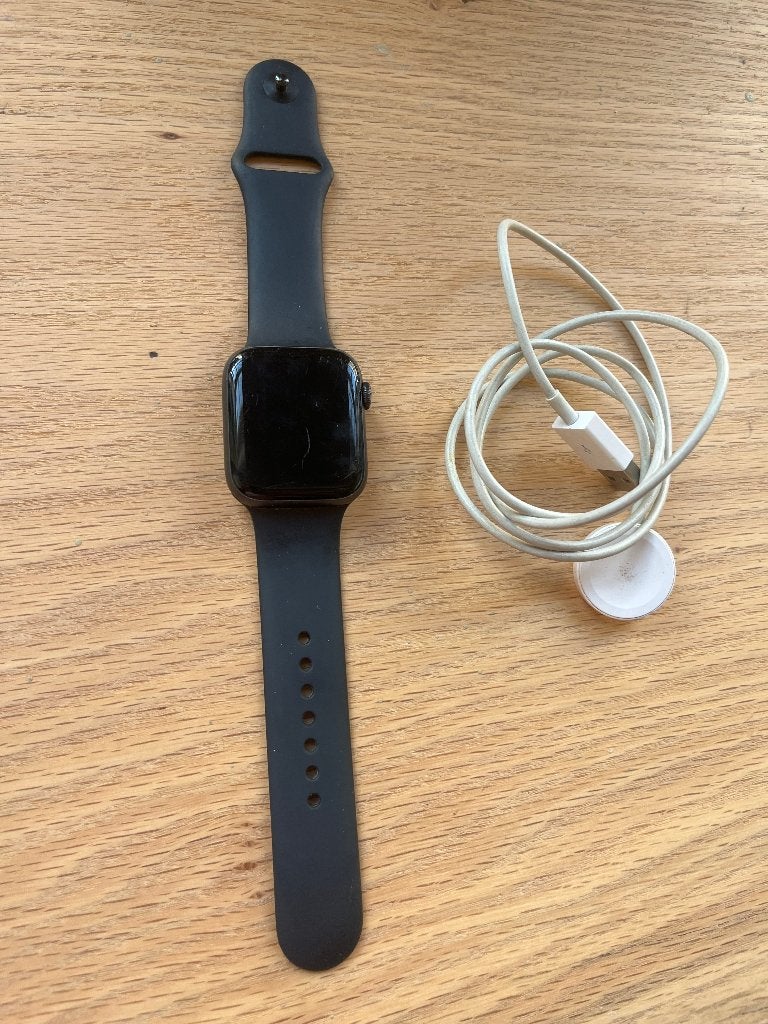 Apple Watch SE, Zwart, IOS, Ophalen of Verzenden, Zo goed als nieuw