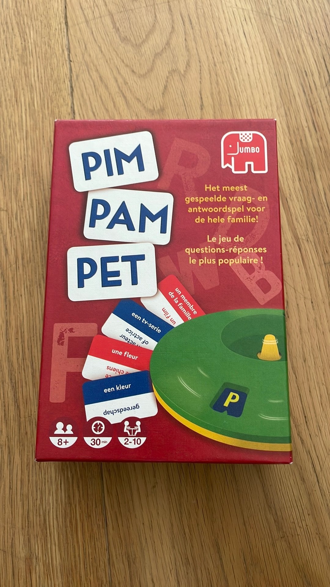 Pim Pam Pet, Hobby en Vrije tijd, Gezelschapsspellen | Bordspellen, Vijf spelers of meer, Ophalen of Verzenden, Zo goed als nieuw