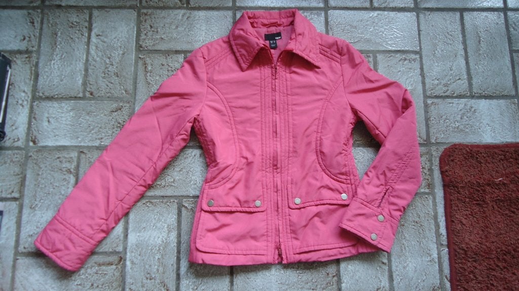 Leuke roze tussenjas, H&M Divided, Ophalen of Verzenden, Roze, Maat 34 (XS) of kleiner