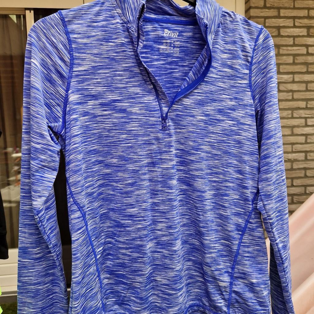 Crivit sportshirt lange mouwen, Kleding | Dames, Sportkleding, Maat 38/40 (M), Blauw, Ophalen of Verzenden, Hardlopen of Fietsen